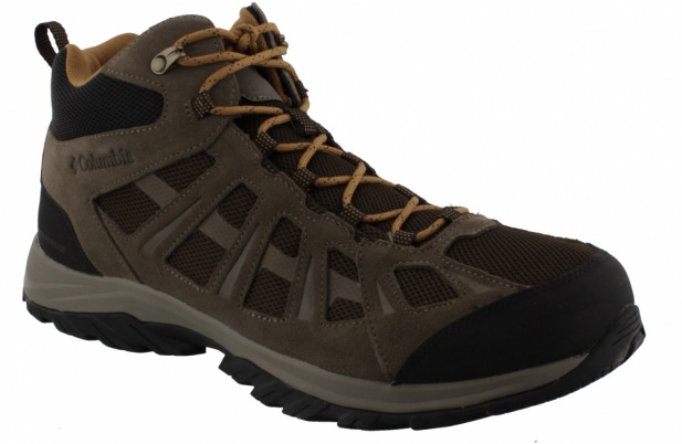 Columbia Mens Redmond III Mid Waterproof Walking Boot Cordovan/Elk